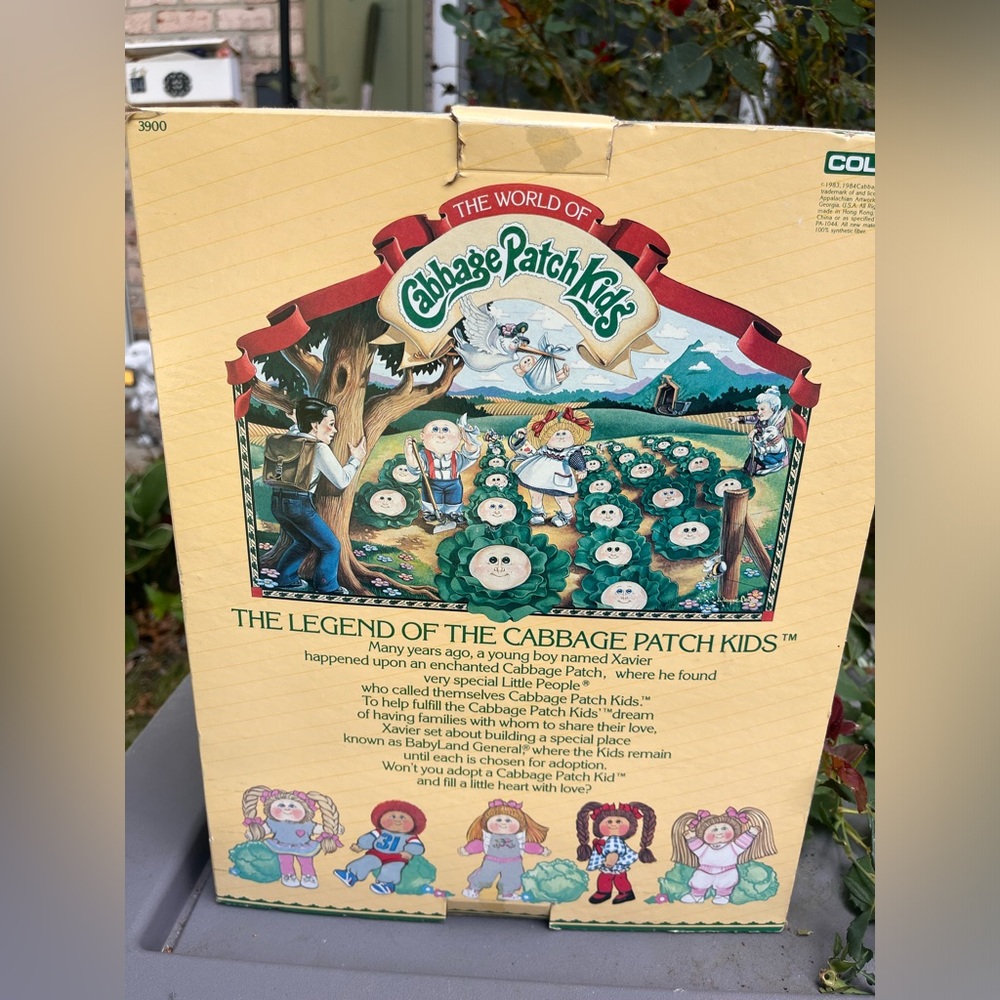1984 cabbage patch kids doll new in box - plastic covering has been broken - Picture 5 of 7